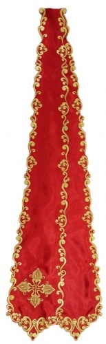 Bookmark with Icon of Great Martyr Catherine, red