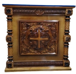 Wooden Corner Prothesis Table 102×61 cm (height 106 cm)