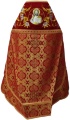Priest Vestments Combined from Brocade "Greek Cross" with Embroidered Epitrachelion, Embroidery "Lily"