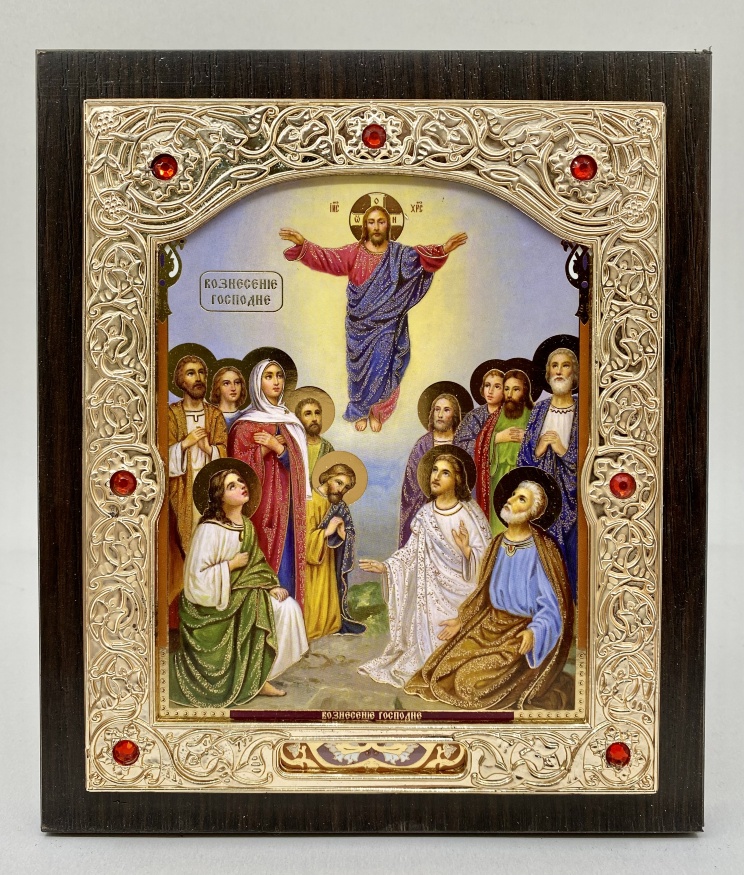 Icon of the Ascension of the Lord 15x18