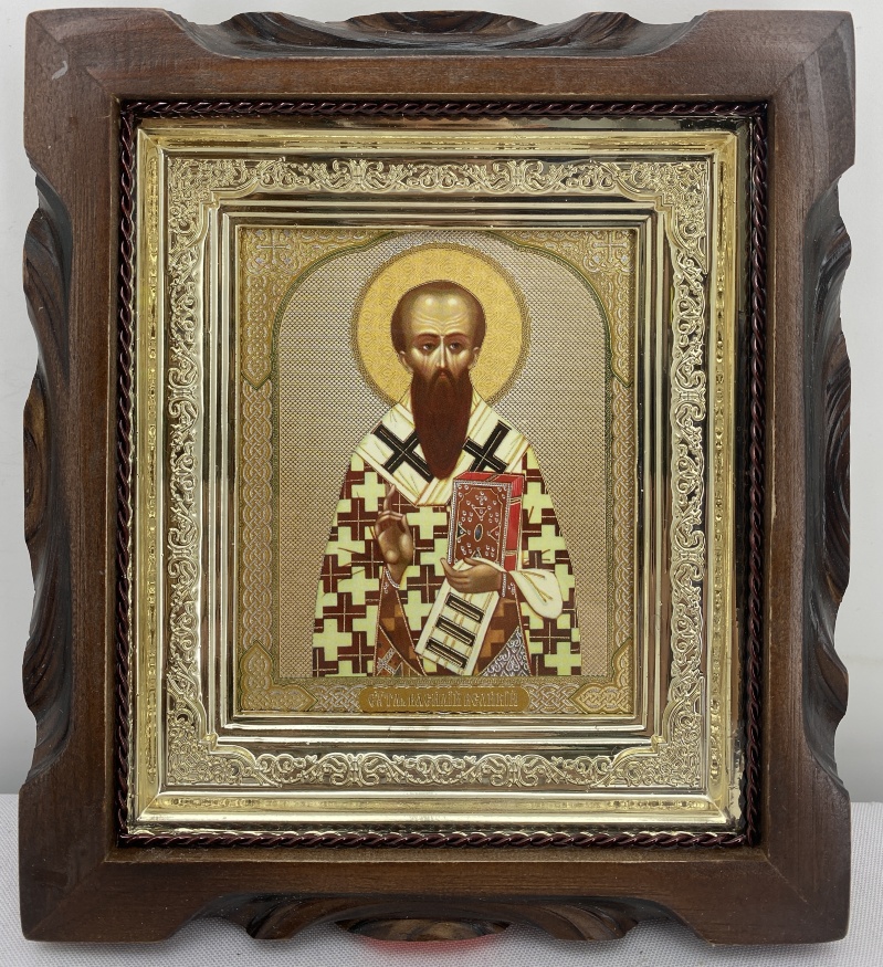 Icon of Saint Basil the Great 19x17