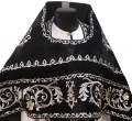 Priest Vestments, Embroidered on Velvet, Embroidered Central Part, with Embroidered Galloon