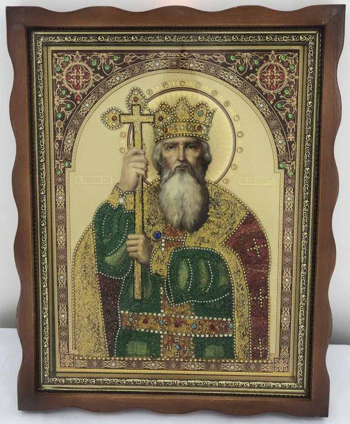 Icon of Saint Equal-to-the-Apostles Grand Prince Vladimir 36×46