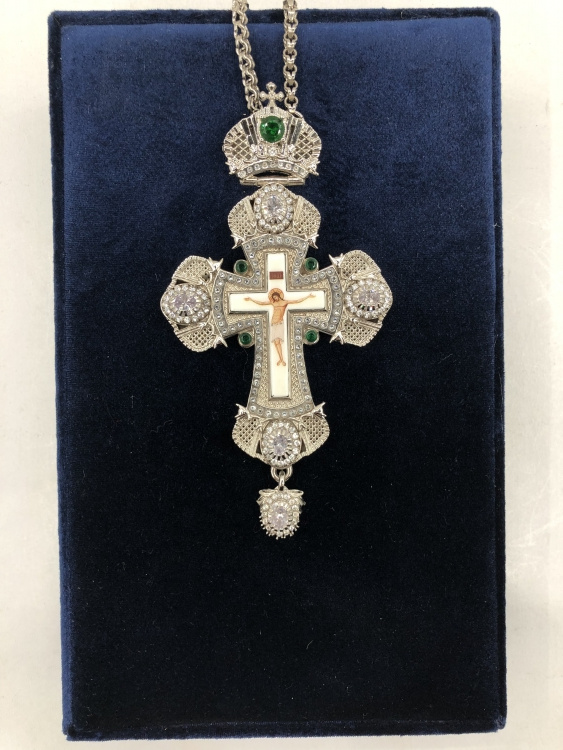 Pectoral Cross 15×7.5cm (Nickel)