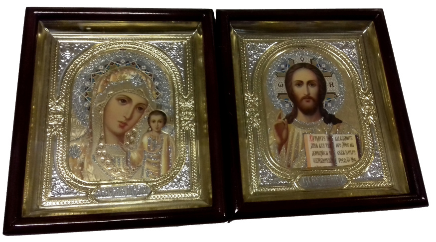 Icon "Wedding Couple" (chip) straight frame 24x28