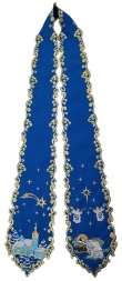 Christmas Bookmark Blue