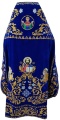 Priest Vestments, Embroidered on Velvet, Embroidered Center with Icons, Embroidered Galloon