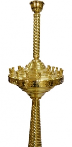 Candleholder for 24 candles No. 2 - 4 - 1 (children’s, brass)