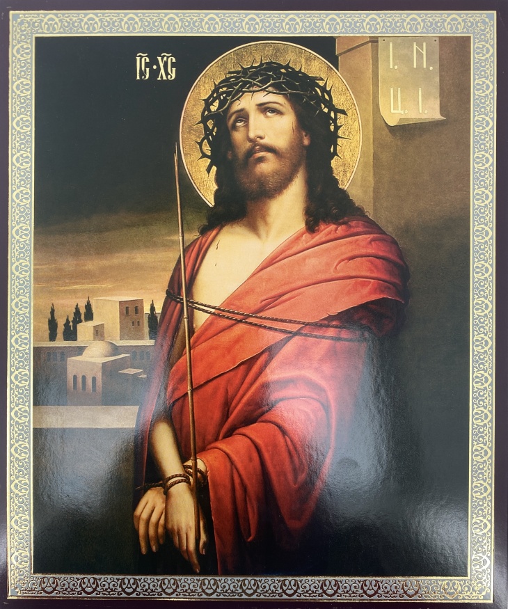 Icon of Christ in the Crown of Thorns 24×20cm