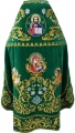 Priest Vestments, Embroidered on Velvet, Embroidered Center with Icons, with Embroidered Galloon