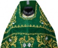 Priest Vestments, Embroidered on Velvet, Embroidered Center with Icons, with Embroidered Galloon