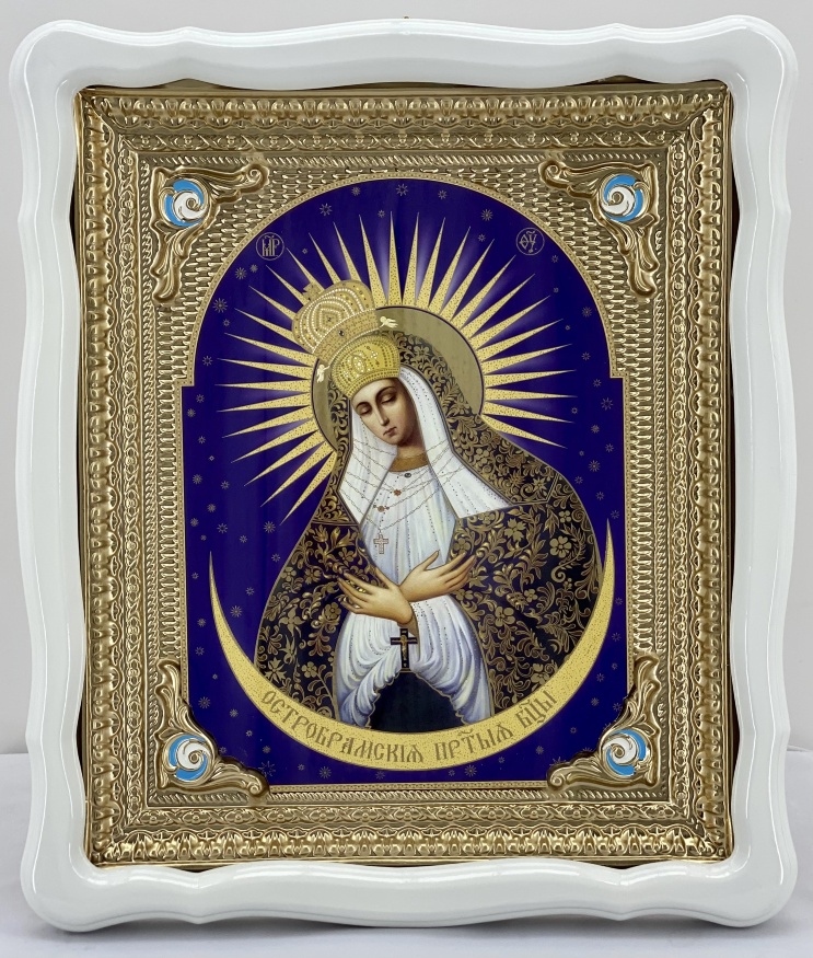 Icon of the Mother of God "Ostrobramska" 48x42 cm