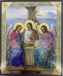 Icon of the Old Testament Trinity 15×18 cm