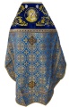 Priest Vestments Combined with Brocade "Kyiv Cross", with Embroidered Epitrachelion, Embroidery "Rose"