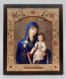Icon of the Mother of God "Unfading Bloom" 15x18