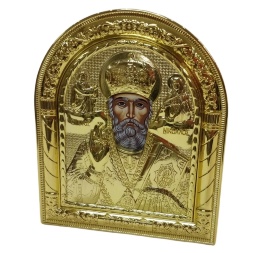 Icon of Saint Nicholas the Wonderworker (gold) 11×13