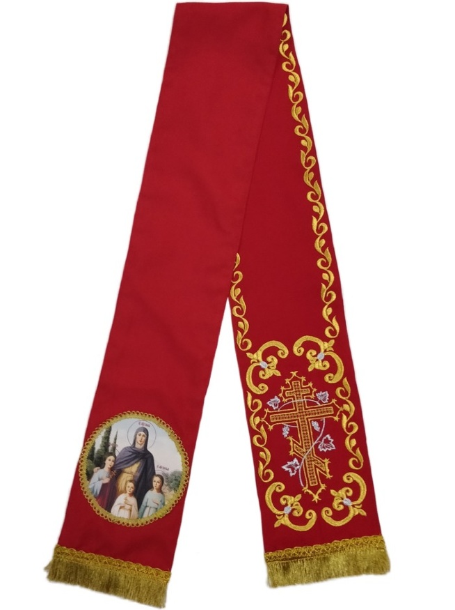 Bookmark with Icon and Cross Red