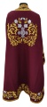 Priest Vestments, Greek Style, Embroidered Gabardine, "Rose" Embroidery with Sewn Galloon