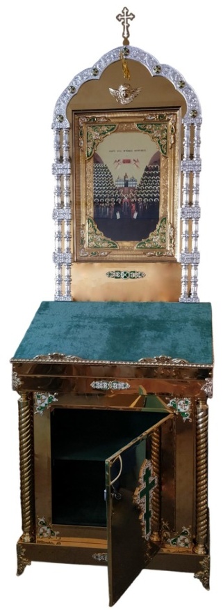 Analogion Kiot with Cabinet on 4 Columns