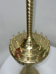 Brass Candle Holder for 24 Candles No. 2 - 1