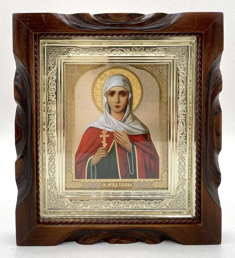 Icon of Holy Martyr Galina 19x17