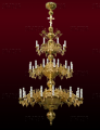 Chandelier, 3 tiers, 40 candles (No. 54)