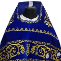 Priest Vestments, Embroidered on Velvet, Embroidered Center with Icons, Embroidered Galloon