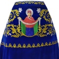 Priest Vestments, Embroidered on Velvet, Embroidered Center with Icons, Embroidered Galloon