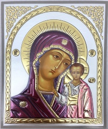 Icon of the Mother of God "Kazan" (arch) (Byzantium) 18x15