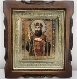 Icon of Saint Equal-to-the-Apostles Tsar Constantine 19х17