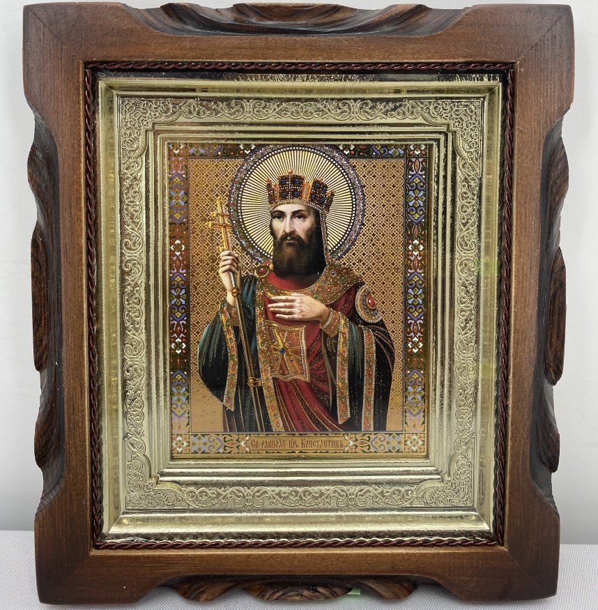 Icon of Saint Equal-to-the-Apostles Tsar Constantine 19х17