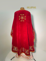 Priest Vestments, Greek Style, Embroidered on Velvet