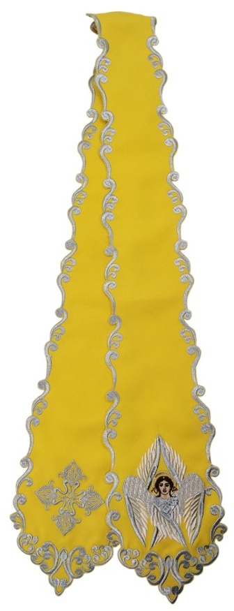 Bookmark with Icon of the Angel, Yellow