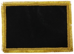Gabardine Cover, Without Embroidery, with Simple Fringe