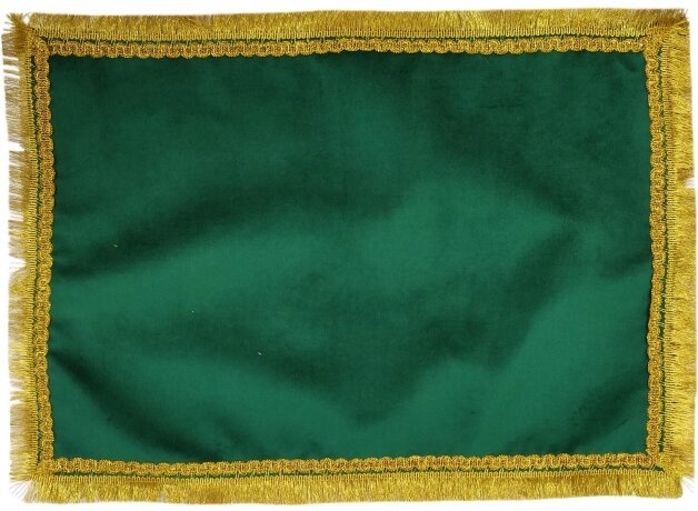 Gabardine Cover, Without Embroidery, with Simple Fringe