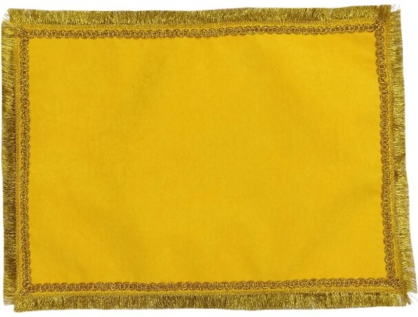 Gabardine Cover, Without Embroidery, with Simple Fringe