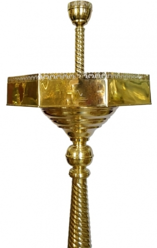 Hexagonal Sand Candle Stand for 44 Candles No. 13 - 1