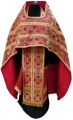 Priest Vestments, Brocade "Byzantine Cross" with Sewn Galloon