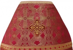 Priest Vestments, Brocade "Byzantine Cross" with Sewn Galloon