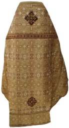 Priest Vestments, Brocade "Byzantine Cross" with Sewn Galloon