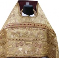 Priest Vestments, Brocade "Byzantine Cross" with Sewn Galloon