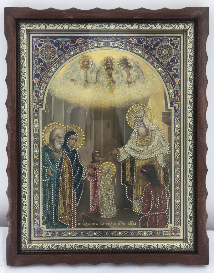 Icon of the Entry of the Most Holy Theotokos into the Temple 36x46