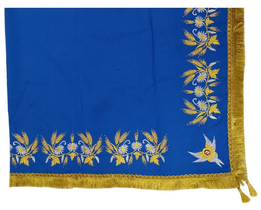 Cover "Chamomile", with expensive fringe