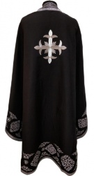 Priest Vestments, Greek Style, Embroidered Gabardine, "Circle" Embroidery with Sewn Galloon