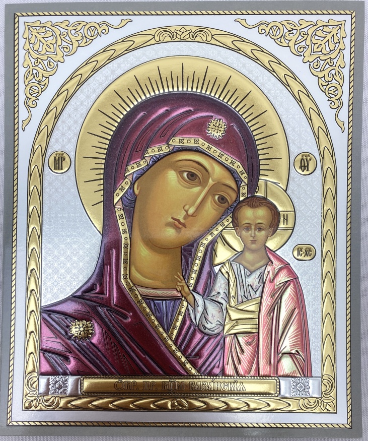 Icon of the Mother of God "Kazan" (rhombus) (Byzantium) 18x15
