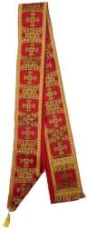 Double Brocade Orarion, Red Color