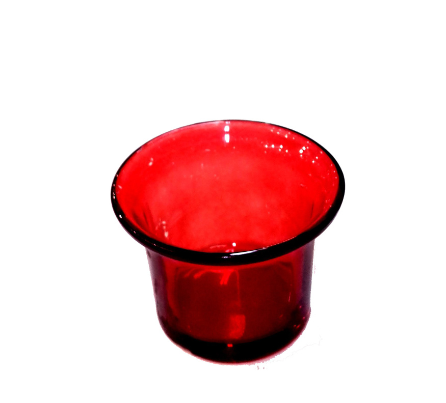 Glass Lampada Cup, Painted, Small