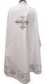 Priest Vestments, Greek Style, Embroidered on Gabardine, "Kolo" Embroidery with Sewn Braid