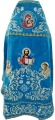 Priest Vestments, Embroidered on Velvet, Embroidered Center with Icons, Embroidered Galloon