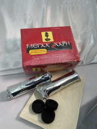 Charcoal 100 pieces diameter 3.5 cm red packaging, Greece